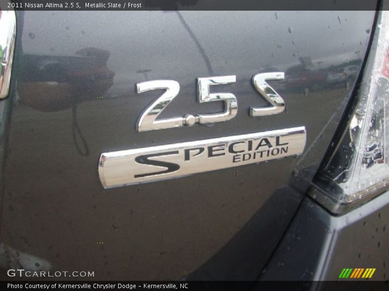 Metallic Slate / Frost 2011 Nissan Altima 2.5 S