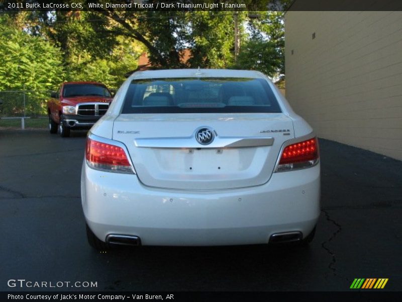 White Diamond Tricoat / Dark Titanium/Light Titanium 2011 Buick LaCrosse CXS