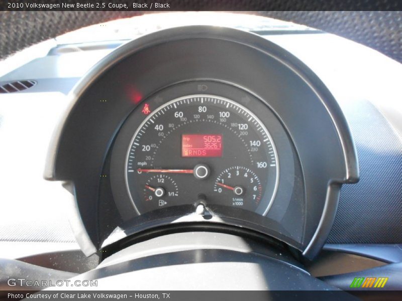  2010 New Beetle 2.5 Coupe 2.5 Coupe Gauges