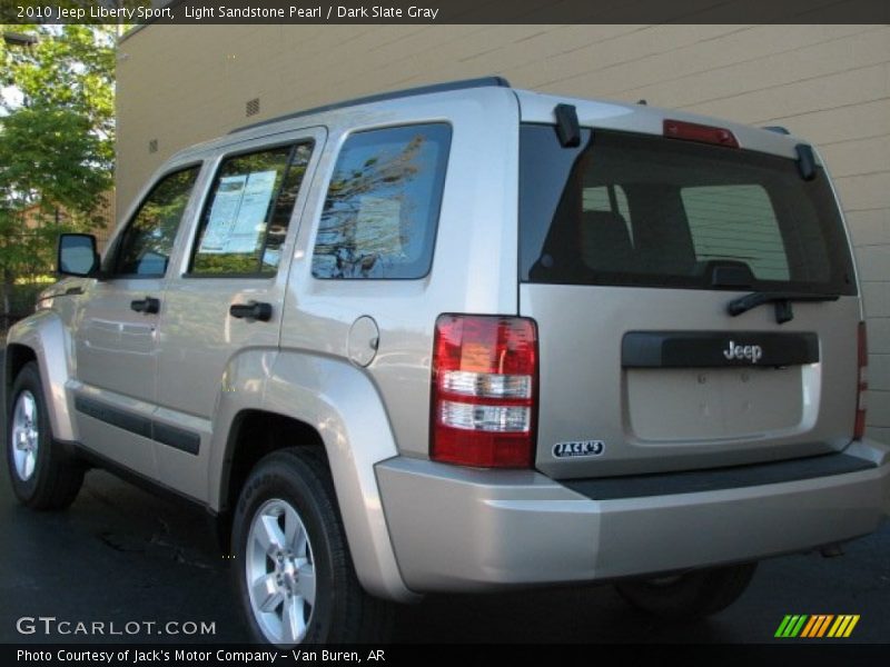 Light Sandstone Pearl / Dark Slate Gray 2010 Jeep Liberty Sport
