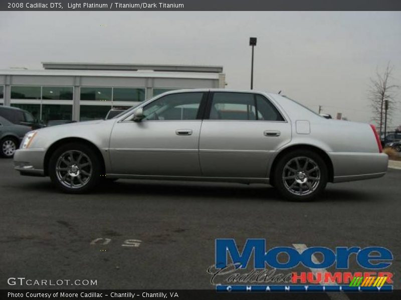 Light Platinum / Titanium/Dark Titanium 2008 Cadillac DTS