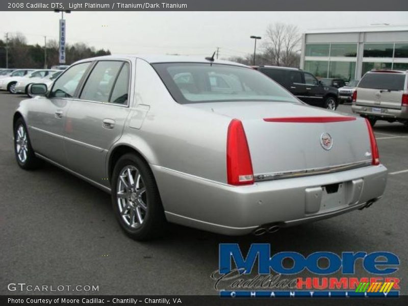 Light Platinum / Titanium/Dark Titanium 2008 Cadillac DTS