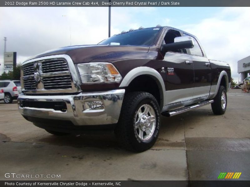 Deep Cherry Red Crystal Pearl / Dark Slate 2012 Dodge Ram 2500 HD Laramie Crew Cab 4x4