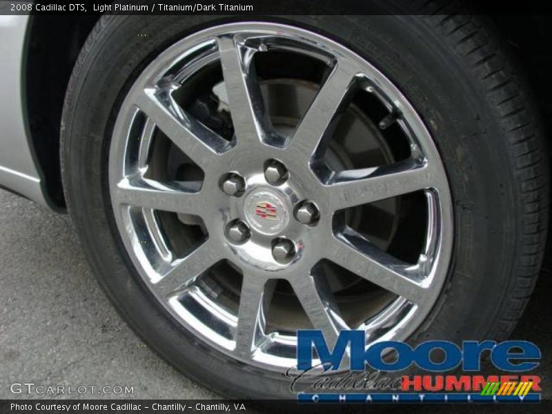 Light Platinum / Titanium/Dark Titanium 2008 Cadillac DTS