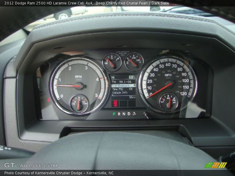  2012 Ram 2500 HD Laramie Crew Cab 4x4 Laramie Crew Cab 4x4 Gauges