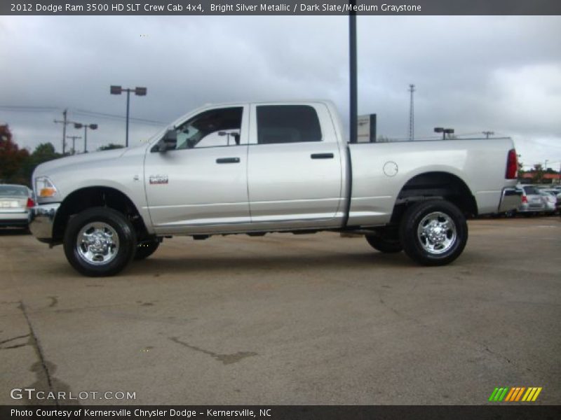Bright Silver Metallic / Dark Slate/Medium Graystone 2012 Dodge Ram 3500 HD SLT Crew Cab 4x4