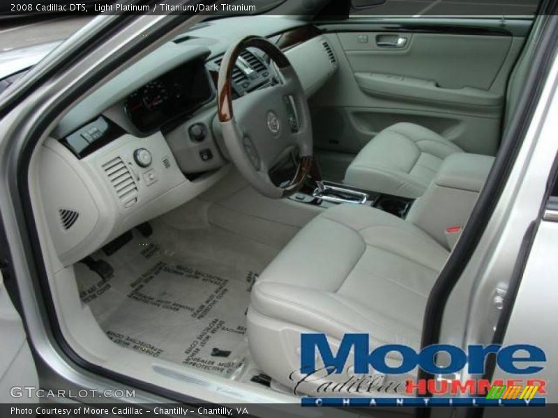 Light Platinum / Titanium/Dark Titanium 2008 Cadillac DTS