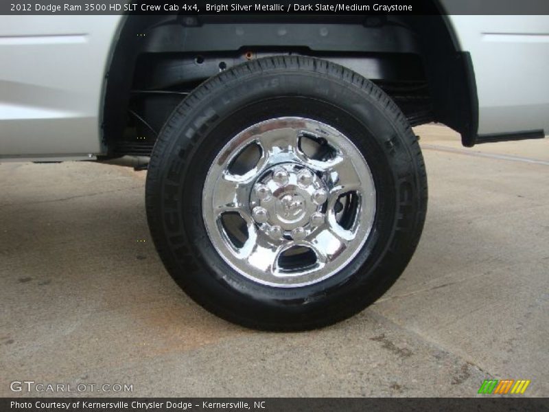 Bright Silver Metallic / Dark Slate/Medium Graystone 2012 Dodge Ram 3500 HD SLT Crew Cab 4x4