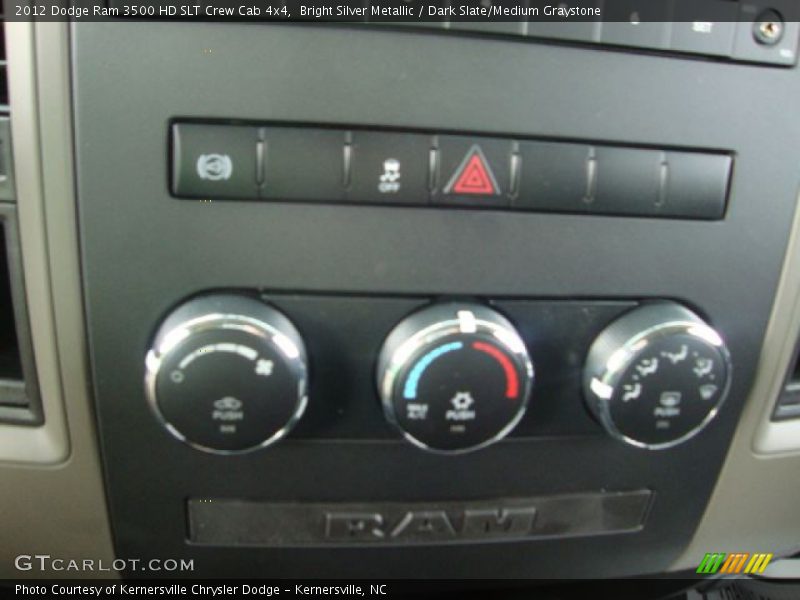 Bright Silver Metallic / Dark Slate/Medium Graystone 2012 Dodge Ram 3500 HD SLT Crew Cab 4x4