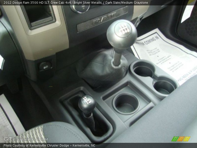 2012 Ram 3500 HD SLT Crew Cab 4x4 6 Speed Manual Shifter