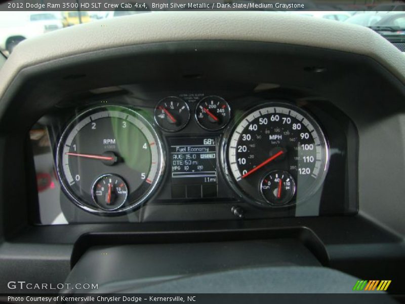  2012 Ram 3500 HD SLT Crew Cab 4x4 SLT Crew Cab 4x4 Gauges