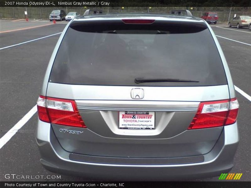 Nimbus Gray Metallic / Gray 2007 Honda Odyssey EX-L