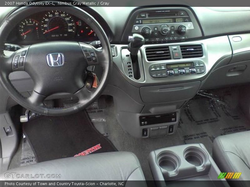 Nimbus Gray Metallic / Gray 2007 Honda Odyssey EX-L