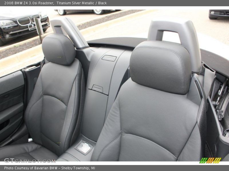 Titanium Silver Metallic / Black 2008 BMW Z4 3.0si Roadster
