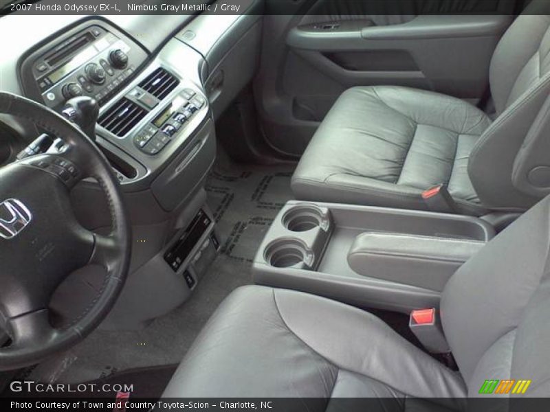 Nimbus Gray Metallic / Gray 2007 Honda Odyssey EX-L