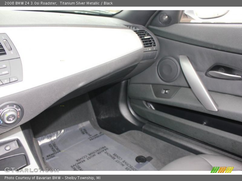 Titanium Silver Metallic / Black 2008 BMW Z4 3.0si Roadster