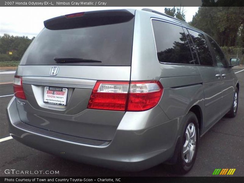 Nimbus Gray Metallic / Gray 2007 Honda Odyssey EX-L