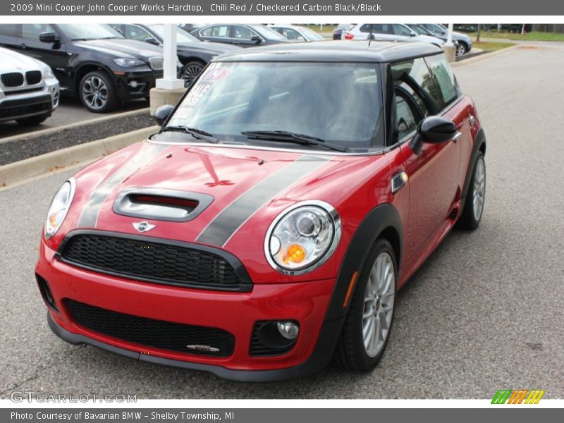 Front 3/4 View of 2009 Cooper John Cooper Works Hardtop