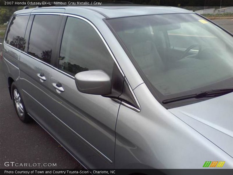 Nimbus Gray Metallic / Gray 2007 Honda Odyssey EX-L