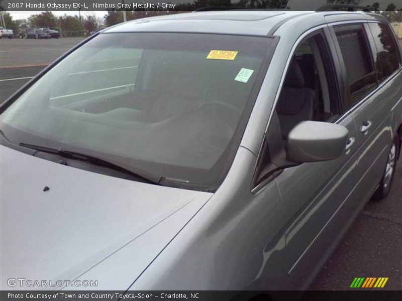 Nimbus Gray Metallic / Gray 2007 Honda Odyssey EX-L