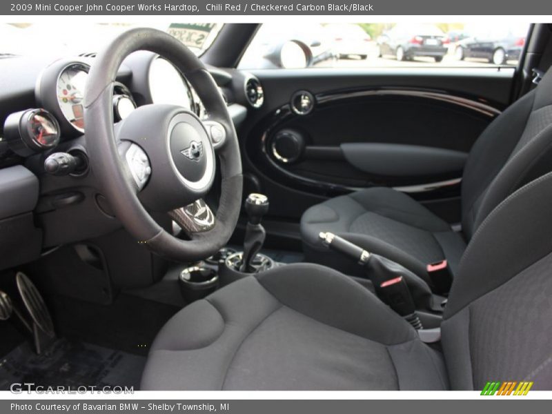  2009 Cooper John Cooper Works Hardtop Checkered Carbon Black/Black Interior