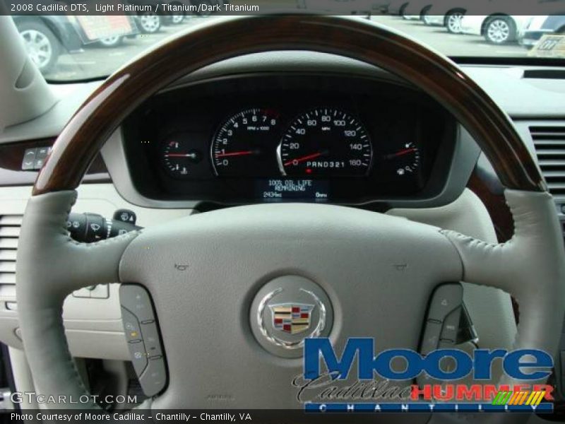 Light Platinum / Titanium/Dark Titanium 2008 Cadillac DTS