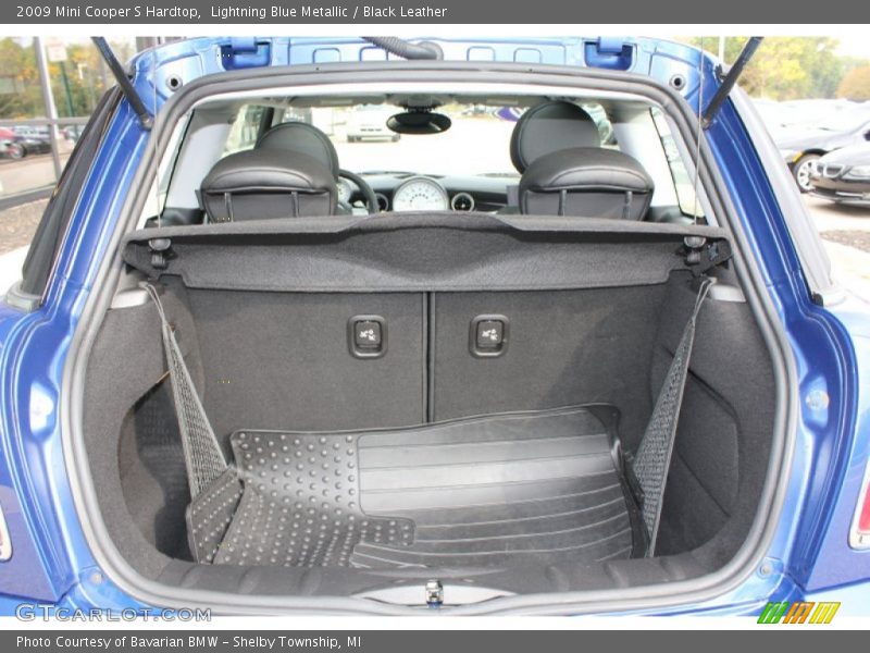 Lightning Blue Metallic / Black Leather 2009 Mini Cooper S Hardtop