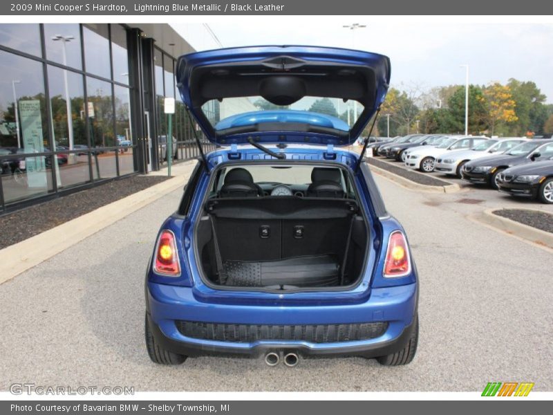 Lightning Blue Metallic / Black Leather 2009 Mini Cooper S Hardtop