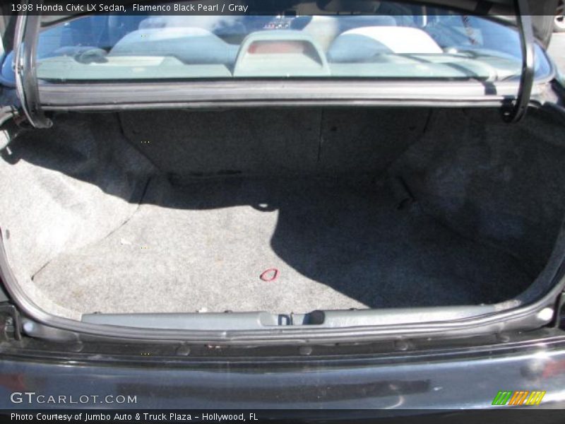 Flamenco Black Pearl / Gray 1998 Honda Civic LX Sedan
