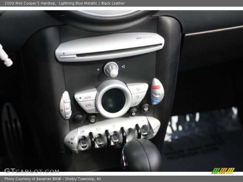 Lightning Blue Metallic / Black Leather 2009 Mini Cooper S Hardtop