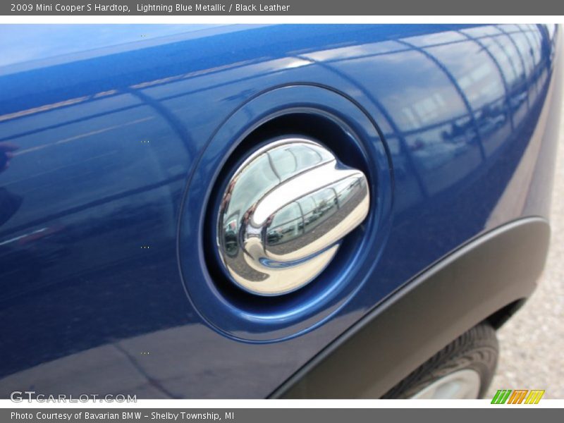 Lightning Blue Metallic / Black Leather 2009 Mini Cooper S Hardtop