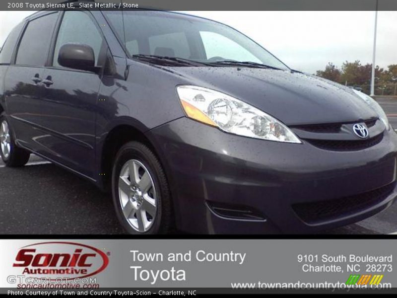 Slate Metallic / Stone 2008 Toyota Sienna LE