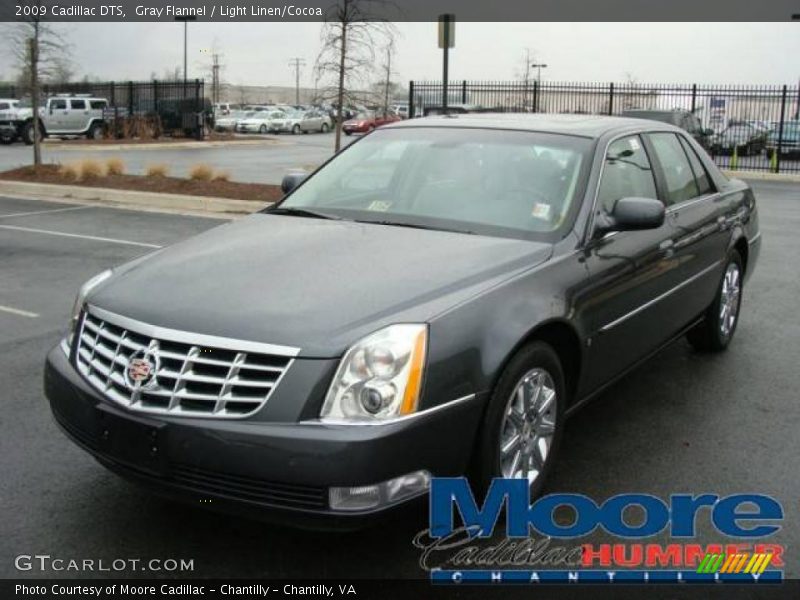 Gray Flannel / Light Linen/Cocoa 2009 Cadillac DTS