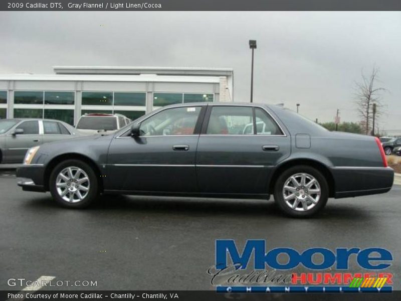 Gray Flannel / Light Linen/Cocoa 2009 Cadillac DTS