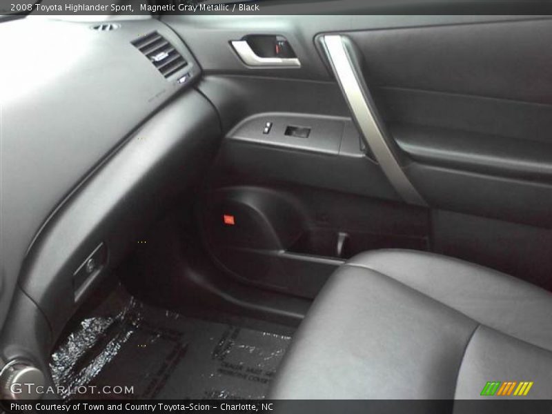 Magnetic Gray Metallic / Black 2008 Toyota Highlander Sport