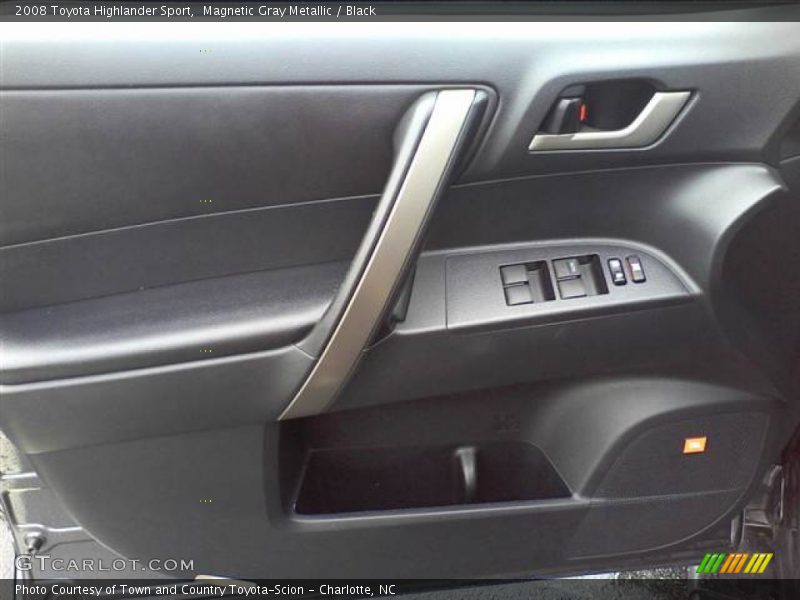 Magnetic Gray Metallic / Black 2008 Toyota Highlander Sport