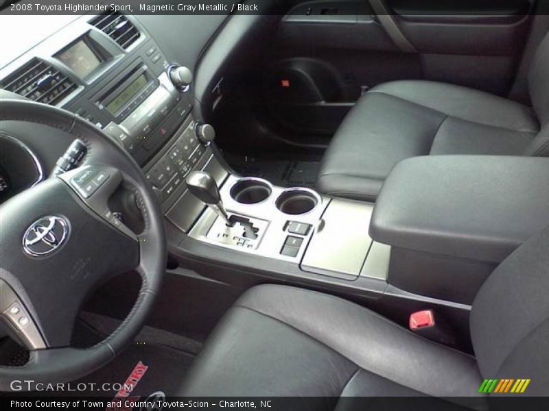 Magnetic Gray Metallic / Black 2008 Toyota Highlander Sport