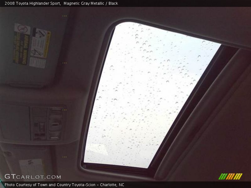Magnetic Gray Metallic / Black 2008 Toyota Highlander Sport