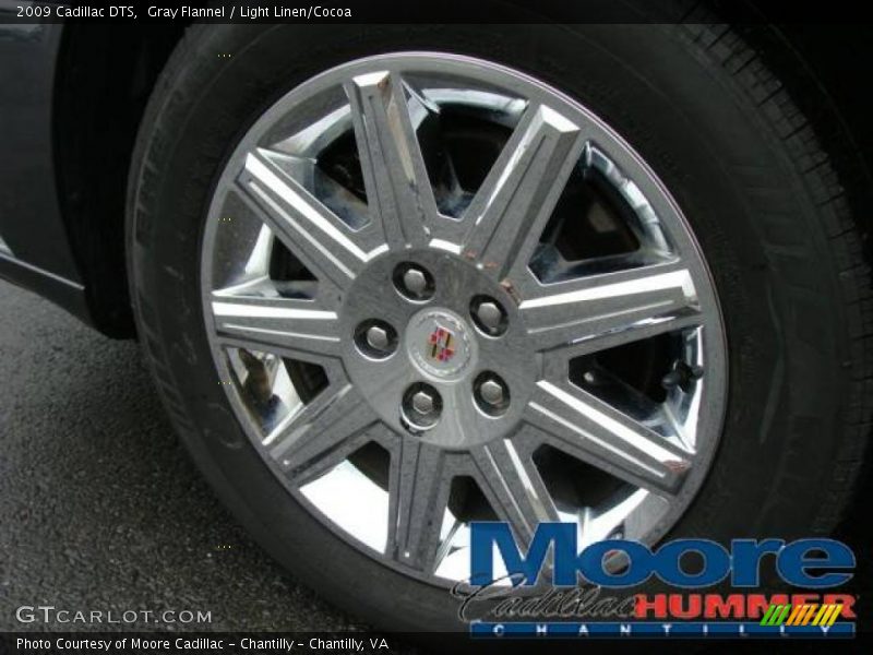 Gray Flannel / Light Linen/Cocoa 2009 Cadillac DTS