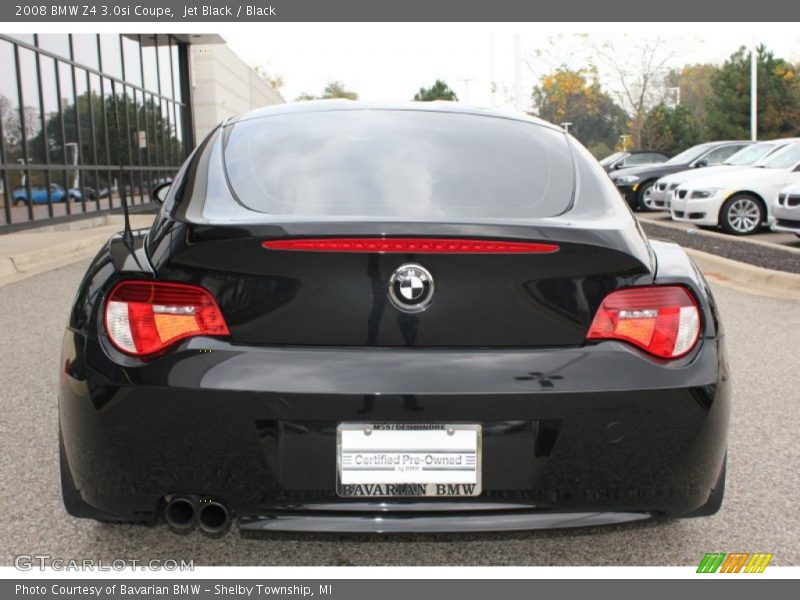 Jet Black / Black 2008 BMW Z4 3.0si Coupe