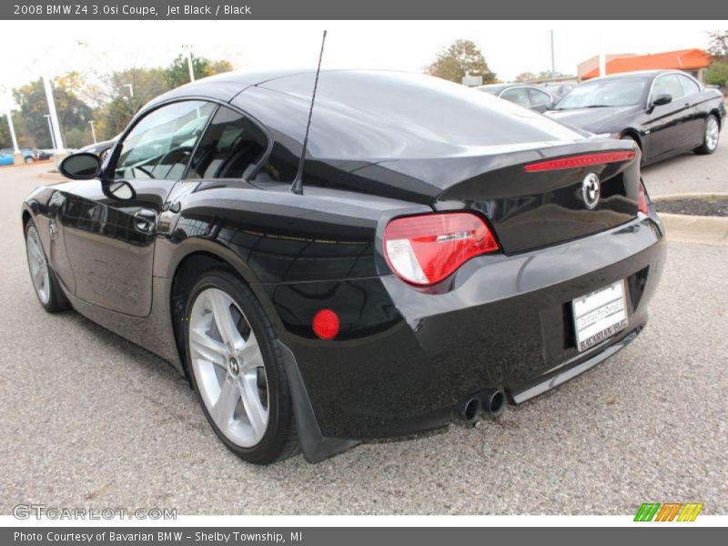 Jet Black / Black 2008 BMW Z4 3.0si Coupe