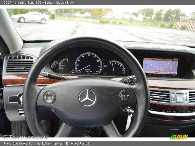Black / Black 2007 Mercedes-Benz S 550 Sedan