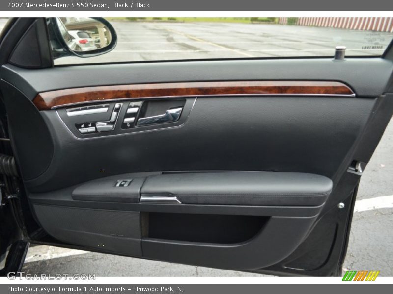Black / Black 2007 Mercedes-Benz S 550 Sedan
