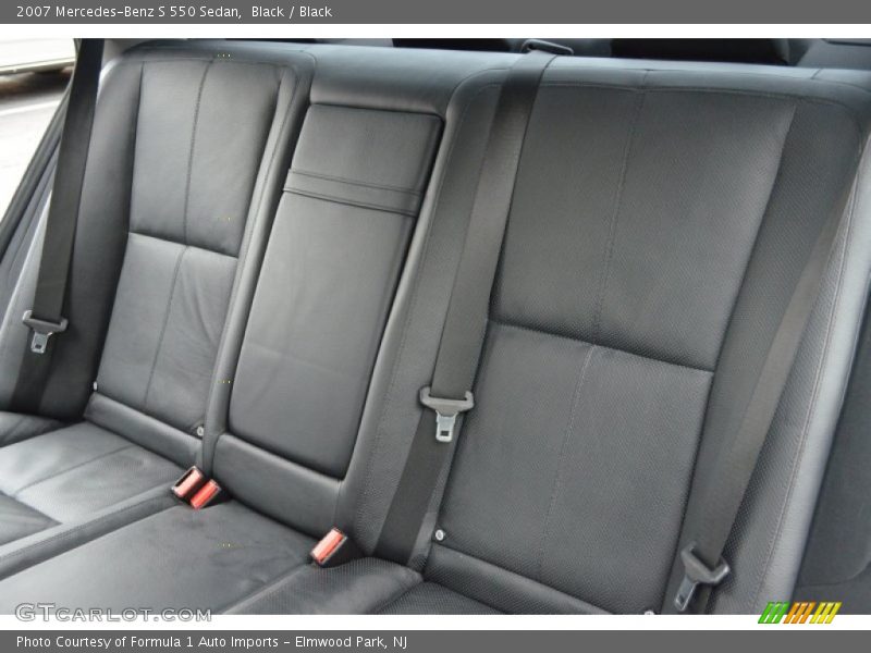 Black / Black 2007 Mercedes-Benz S 550 Sedan