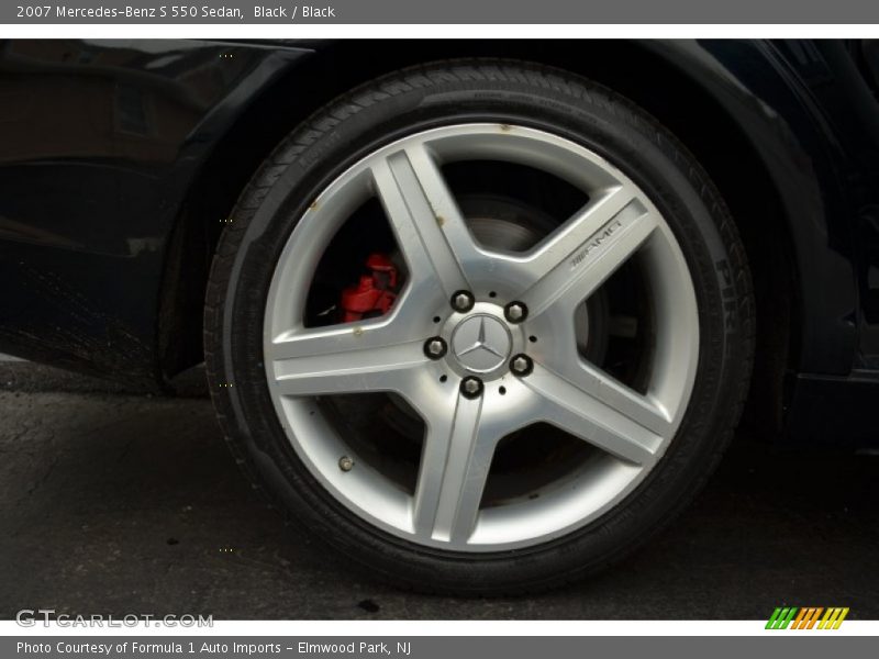 Black / Black 2007 Mercedes-Benz S 550 Sedan