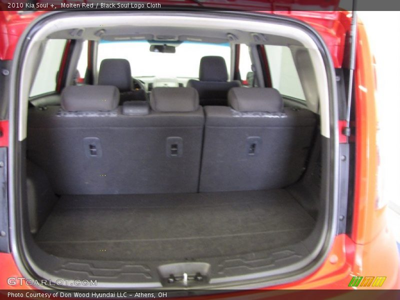 Molten Red / Black Soul Logo Cloth 2010 Kia Soul +