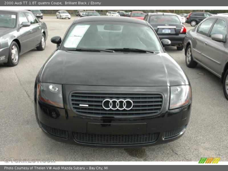 Brilliant Black / Ebony 2000 Audi TT 1.8T quattro Coupe