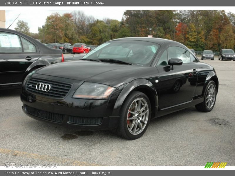 Brilliant Black / Ebony 2000 Audi TT 1.8T quattro Coupe