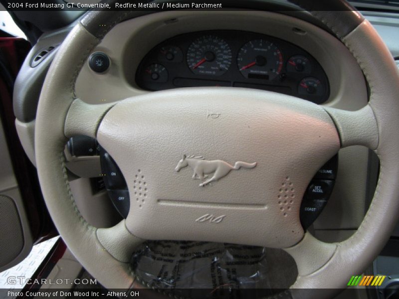 Redfire Metallic / Medium Parchment 2004 Ford Mustang GT Convertible