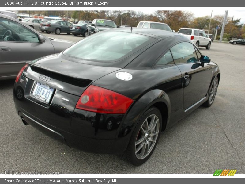 Brilliant Black / Ebony 2000 Audi TT 1.8T quattro Coupe